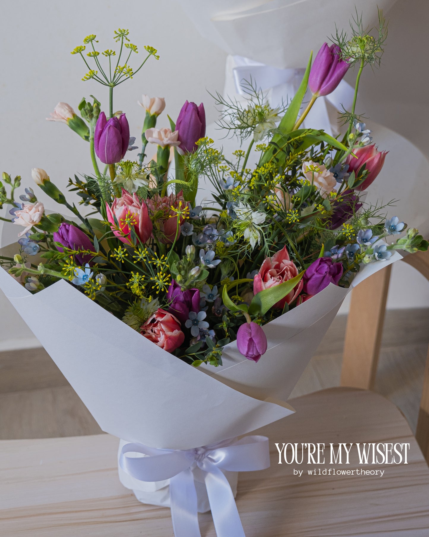 YOU'RE MY WISEST Tulip Bouquet