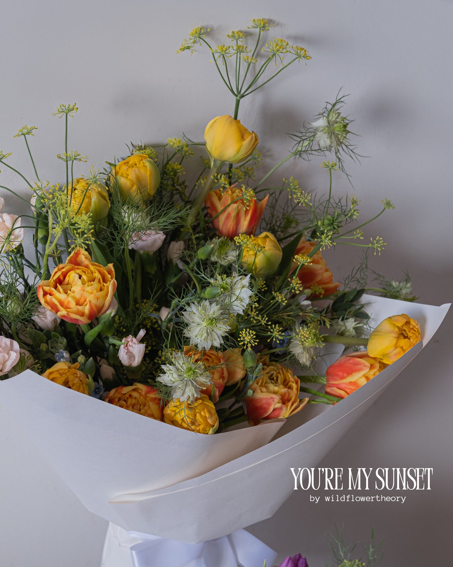 YOU'RE MY SUNSET Tulip Bouquet